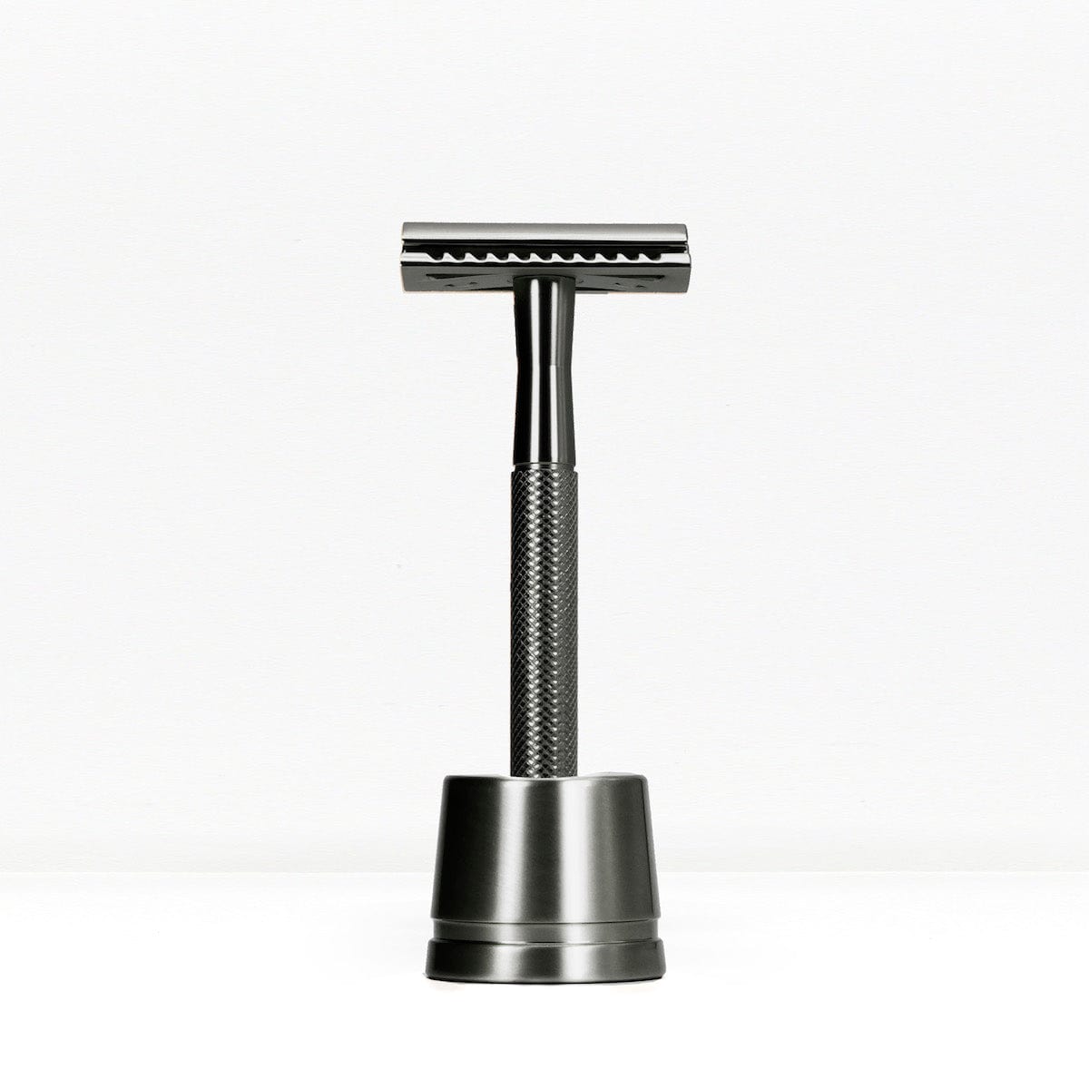 Black Double Edge Safety Razor authentic with Stand for Men